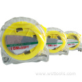 Retractable Measuring Tape with Metric Marked Steel Blade